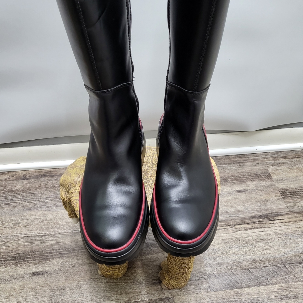 Timberland Black and Red Winter Boots - Picture 3 of 10